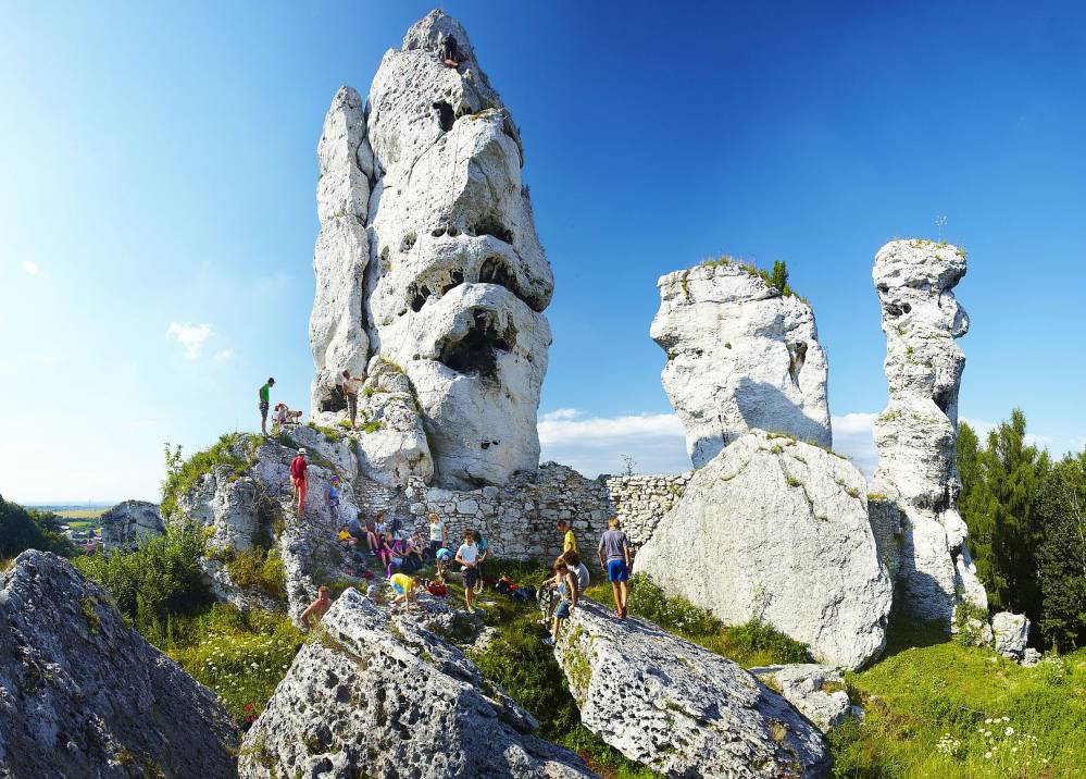 Skalne Miasto w Podzamczu